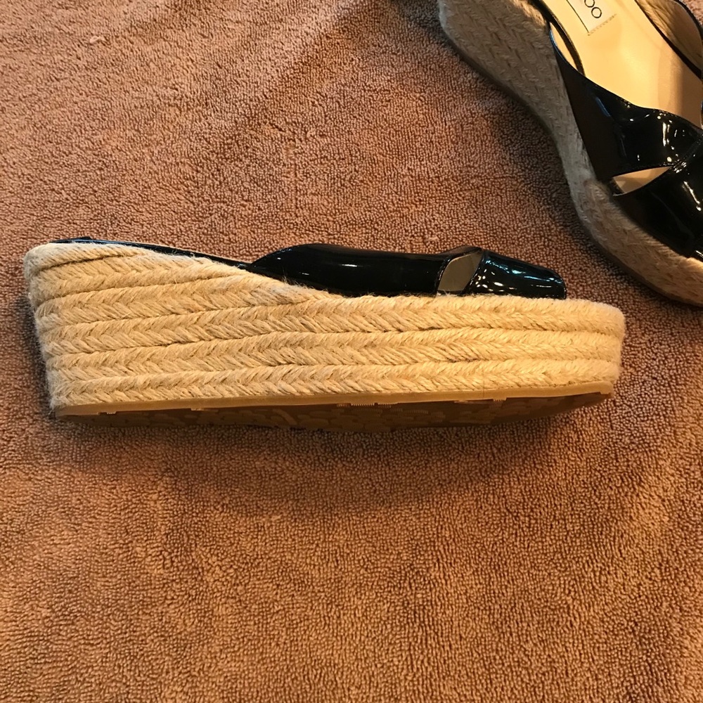 Jimmy Choo Patent wedged